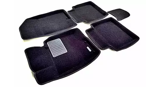 Коврики Euromat 3D Business текстиль в салон Chevrolet Lacetti hatchback I J200 (5dr.) хэтчбек 2004-2014гг. цвет черный
