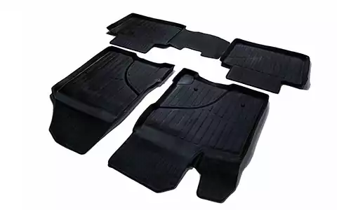 Коврики SRTK 3D Standart резина в салон VAZ Lada Vesta SW (5dr.) универсал 2015г.-по н.в. цвет черный