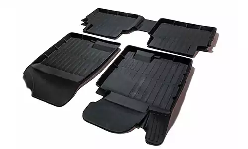 Коврики SRTK 3D Premium резина в салон Kia Ceed SW II JD (5dr.) универсал 2012-2018гг. цвет черный