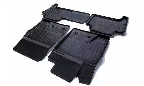Коврики SRTK 3D Premium резина в салон Lexus LX 570 (5dr.) SUV 2007-2021гг. цвет черный
