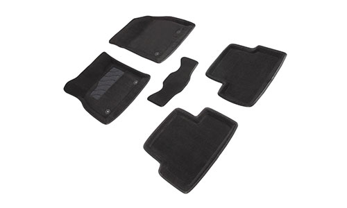 Коврики Seintex 3D Premium текстиль в салон Chevrolet Cruze hatchback I J305 (5dr.) хэтчбек 2008-2016гг. цвет черный