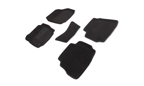 Коврики Seintex 3D Premium текстиль в салон Ford Mondeo wagon IV (5dr.) универсал 2007-2015гг. цвет черный