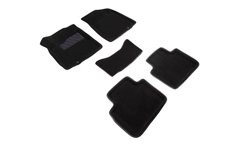 Коврики Seintex 3D Premium текстиль в салон Nissan Teana II J32 (4dr.) седан 2008-2013гг. цвет черный