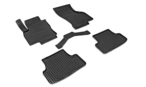 Коврики Seintex 3D Standard полиуретан в салон Seat Leon ST III (5dr.) универсал 2013-2020гг. цвет черный