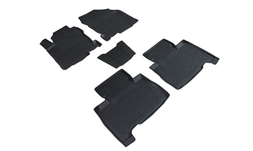 Коврики Seintex 3D Lux полиуретан в салон Lexus NX 200 (5dr.) SUV 2014-2021гг. цвет черный