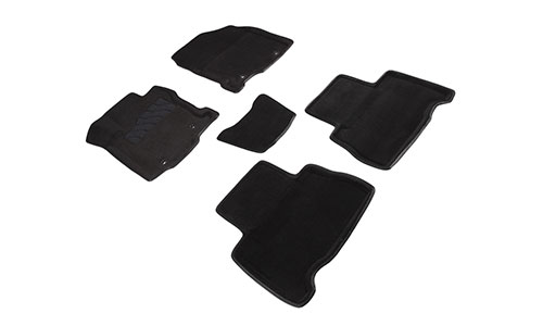 Коврики Seintex 3D Premium текстиль в салон Lexus NX 200 (5dr.) SUV 2014-2021гг. цвет черный