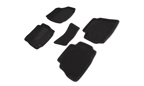 Коврики Seintex 3D Premium текстиль в салон Ford Mondeo sedan IV (4dr.) седан 2007-2015гг. цвет черный