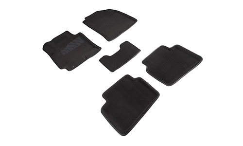 Коврики Seintex 3D Premium текстиль в салон Kia Rio sedan IV YB (4dr.) седан 2017г.-по н.в. цвет черный