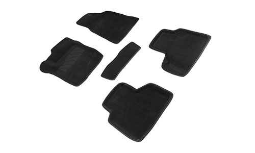 Коврики Seintex 3D Premium текстиль в салон Chevrolet Niva (5dr.) SUV 2002-2020гг. цвет черный