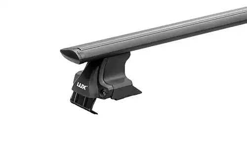 Багажник Lux D-1 Travel Black черный за дверной проем Infiniti M IV Y51 (4dr.) седан 2011-2014гг. крыловидные дуги без замков