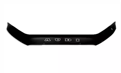 Дефлектор капота VIP Tuning Lux на зажимах оргстекло на Audi A6 Allroad III C6 (5dr.) универсал 2006-2011гг.