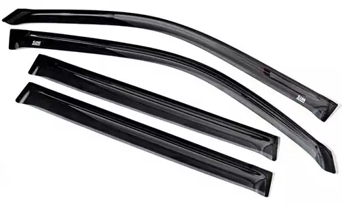 Дефлекторы окон SIM Premium накладные скотч 3М акрил 4 шт для VAZ Lada Vesta (4dr.) седан 2015г.-по н.в.