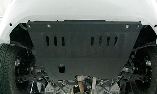 Защита ALFeco ALF0606st сталь 2 мм картера двигателя и КПП Fiat Linea (4dr.) седан 2007-2018гг. комплект 1 шт