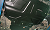 Защита ALFeco ALF2016st картера двигателя и КПП Volkswagen Golf Variant VI 2009-2013гг. - фото превью 1