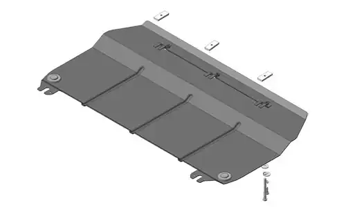 Защита Motodor M63103 сталь 2 мм картера двигателя и КПП Haval H2 (5dr.) SUV 2015-2020гг. комплект 1 шт
