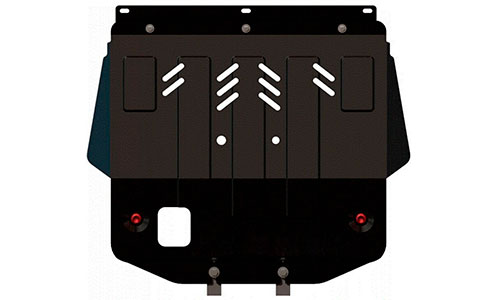 Защита Sheriff 355961 сталь 2,5 мм картера двигателя и КПП Ford Transit minibus IV (4dr.) микроавтобус 2013г.-по н.в. комплект 1 шт