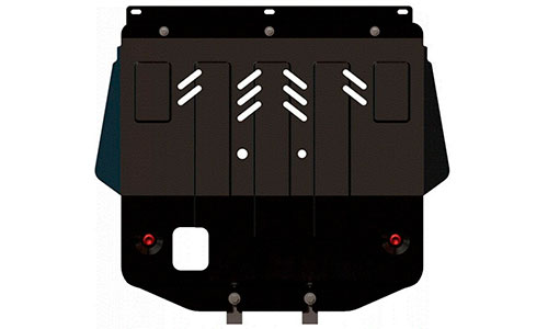 Защита Sheriff 524337 сталь 2,5 мм картера двигателя и КПП Ford Transit minibus IV (4dr.) микроавтобус 2013г.-по н.в. комплект 1 шт