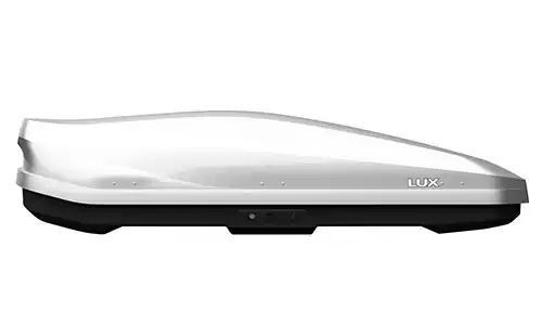 Оригинальное фото бокса на крышу (автобокса) Lux Irbis 175 White 791033, установленного на автомобиль. - Фотография 3