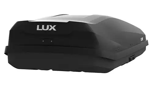 Оригинальное фото бокса на крышу (автобокса) Lux Irbis 175 Black 790944, установленного на автомобиль. - Фотография 4