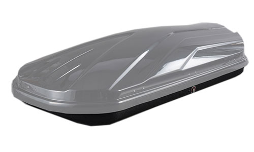 Автобокс серебристо-серый глянец Sotra Eclipse 173x80x38 см на 440 л