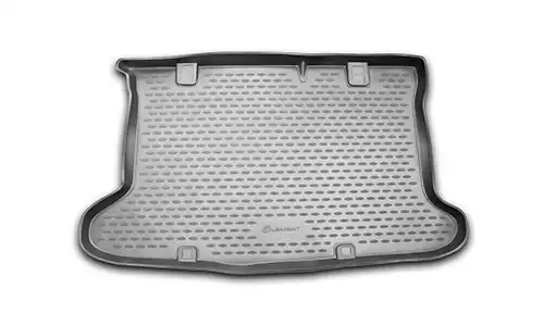 Коврик Novline 3D TPE Standard полиуретан в багажник Hyundai Solaris hatchback I (5dr.) хэтчбек 2011-2016гг. цвет черный