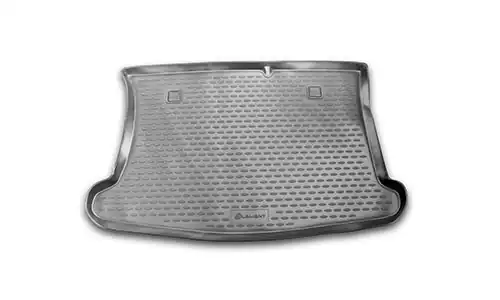 Коврик Novline 3D TPE Standard полиуретан в багажник Kia Rio hatchback III UB (3/5dr.) хэтчбек 2011-2017гг. цвет черный
