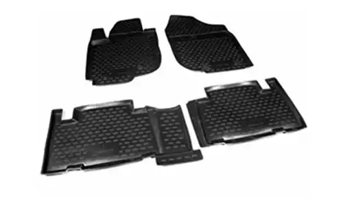 Коврики Novline 3D TPE Standard полиуретан в салон Toyota RAV4 III XA30 (5dr.) SUV 2005-2012гг. цвет черный