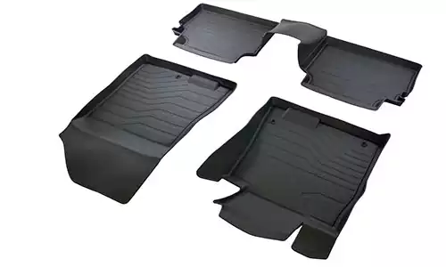 Коврики SRTK 3D Lux резина в салон Kia K5 (4dr.) седан 2019г.-по н.в. цвет черный