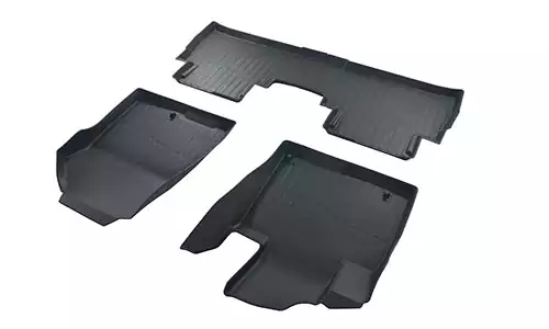 Коврики SRTK 3D Lux резина в салон Kia Sorento III UM Prime (5dr.) SUV 2015-2020гг. цвет черный