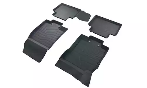 Коврики SRTK 3D Lux резина в салон Nissan X-Trail III T32 (4dr.) SUV 2013-2021гг. цвет черный