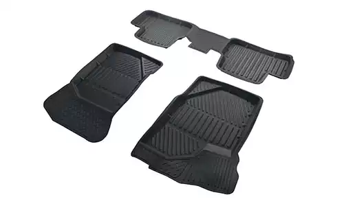 Коврики SRTK 3D Standart резина в салон Datsun on-DO (4dr.) седан 2014-2020гг. цвет черный