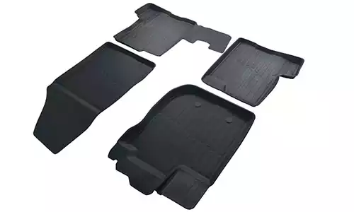 Коврики SRTK 3D Standart резина в салон VAZ Lada Xray (5dr.) хэтчбек 2015г.-по н.в. цвет черный