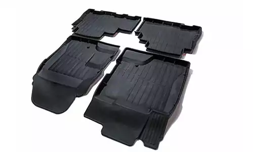 Коврики SRTK 3D Premium резина в салон Chevrolet Captiva I (5dr.) SUV 2006-2013гг. цвет черный