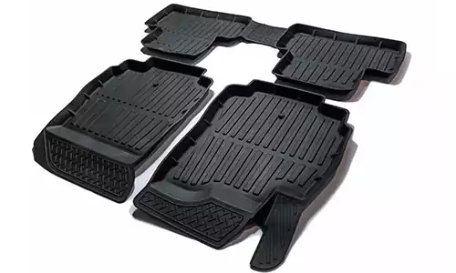 Коврики SRTK 3D Premium резина в салон Chevrolet Orlando I (5dr.) минивэн 2011-2018гг. цвет черный