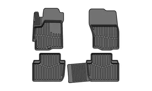 Коврики SRTK 3D Premium резина в салон Citroen C-Crosser (5dr.) SUV 2007-2012гг. цвет черный