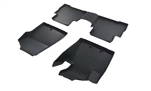 Коврики SRTK 3D Premium резина в салон Kia Sorento II XM (5dr.) SUV 2009-2020гг. цвет черный