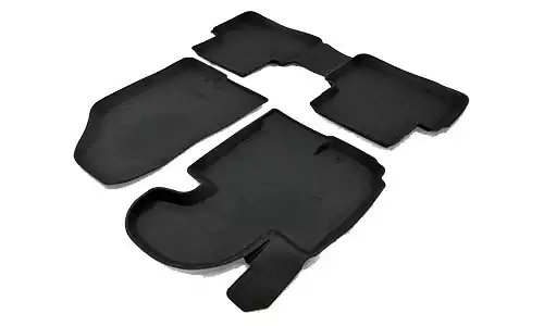 Коврики SRTK 3D Premium резина в салон Kia Sportage III SL (5dr.) SUV 2010-2015гг. цвет черный