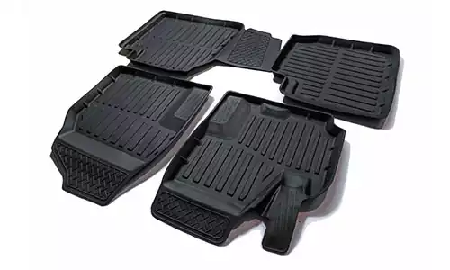 Коврики SRTK 3D Premium резина в салон Lifan X60 (4dr.) SUV 2011-2018гг. цвет черный