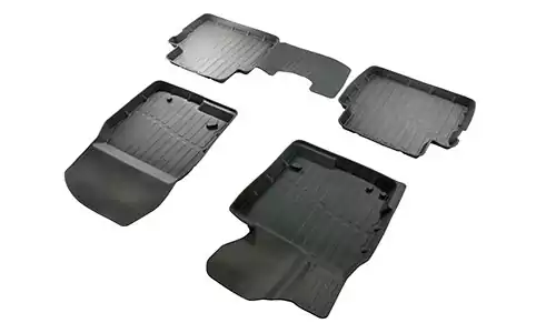 Коврики SRTK 3D Premium резина в салон Mazda CX-5 I KE (5dr.) SUV 2012-2017гг. цвет черный