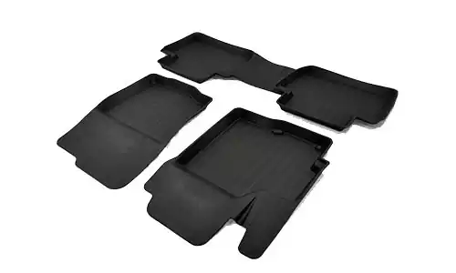 Коврики SRTK 3D Premium резина в салон Peugeot 4007 (5dr.) SUV 2007-2012гг. цвет черный