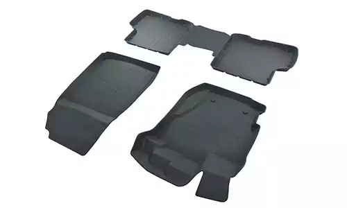 Коврики SRTK 3D Premium резина в салон Renault Arkana (5dr.) SUV 2019г.-по н.в. цвет черный