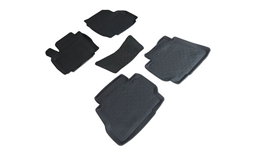 Коврики Seintex 3D Lux полиуретан в салон Ford Mondeo hatchback IV (5dr.) хэтчбек 2007-2015гг. цвет черный