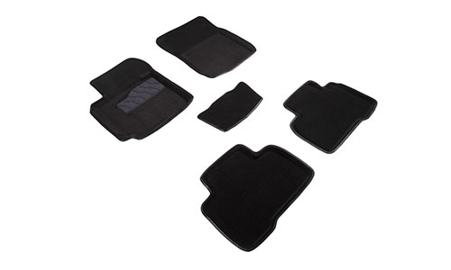 Коврики Seintex 3D Premium текстиль в салон Suzuki Grand Vitara II (5dr.) SUV 2006-2014гг. цвет черный