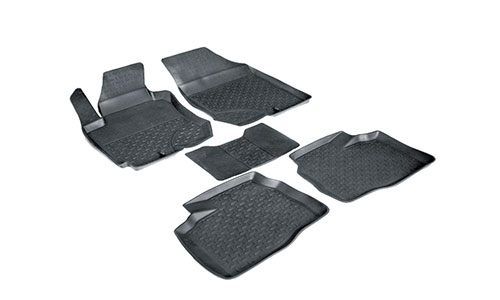 Коврики Seintex 3D Lux полиуретан в салон Hyundai i30 I FD (5dr.) хэтчбек 2007-2012гг. цвет черный