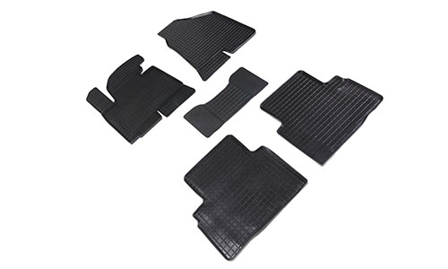 Коврики Seintex 3D Standard полиуретан в салон Kia Sportage III SL (5dr.) SUV 2010-2015гг. цвет черный