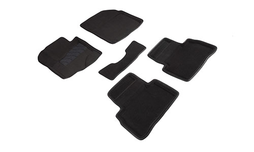 Коврики Seintex 3D Premium текстиль в салон Suzuki Vitara IV (5dr.) SUV 2015г.-по н.в. цвет черный