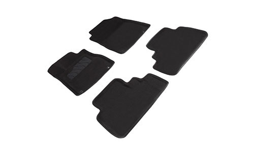 Коврики Seintex 3D Premium текстиль в салон Honda CR-V IV (5dr.) SUV 2012-2016гг. цвет черный