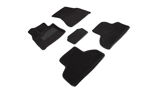 Коврики Seintex 3D Premium текстиль в салон BMW X5 III F15 (5dr.) SUV 2013-2018гг. цвет черный