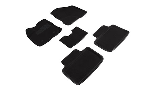 Коврики Seintex 3D Premium текстиль в салон VAZ Lada Vesta (4dr.) седан 2015г.-по н.в. цвет черный