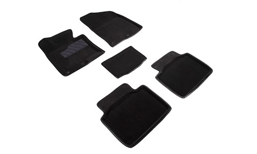 Коврики Seintex 3D Premium текстиль в салон Kia Optima III TF (4dr.) седан 2010-2015гг. цвет черный